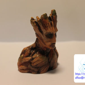 druk 3d figurek malowanie figurek Groot popiersie