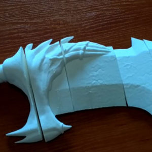 druk 3d miecz cosplay strój przebranie god of war