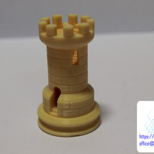 Wieża 5 cm druk 3d z żywicy światłoutwardzalnej DPP