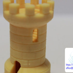 Wieża 5 cm druk 3d z żywicy światłoutwardzalnej DPP