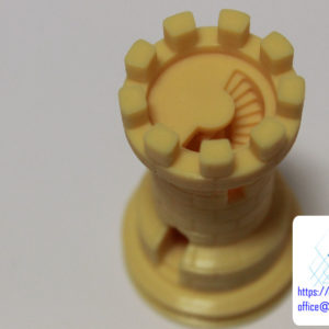 Wieża 5 cm druk 3d z żywicy światłoutwardzalnej DPP