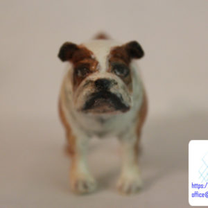 wydruk-3d-pies-bull-dog-3d-printed-02 malowana figurka druk 3d psa